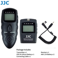 JJC 100M Radio Wireless Intervalometer Remote Control Timer for Nikon Z9 D700 D850 D810 D800 D700 D5