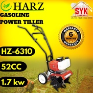 SYK Harz HZ-6310 Gasoline Power Mini Tiller Cultivator Machine Single Geared 2 Stroke Engine Mesin Penanam
