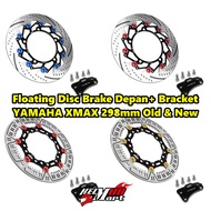 Floating Disc Brake XMAX 298mm RPD Matrix Tornado - Front Disc Brake Floating Disc Rotor For Yamaha 