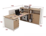 內地直送 - 全國包送裝職員桌雙人員工位辦公室經理主管桌多功能儲物櫃收納櫃