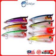 Gewang Popper Top Water Umpan Poper Fishing Lure Sebarau Siakap Toman Killer Palsu Ultralight 鱼饵 路亚