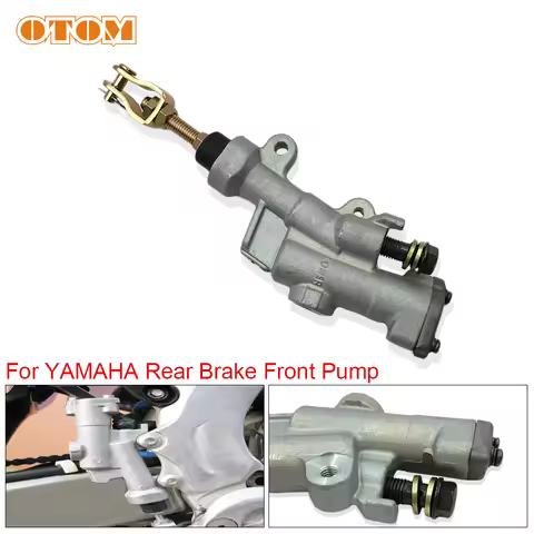 OTOM Motorcycle Rear Hydraulic Brake Master Cylinder Pump For YAMAHA Aprilia YZ WRF YZF-X MXV RXV SX