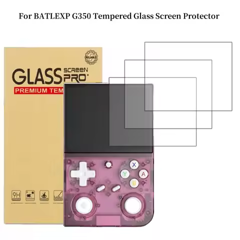 For BATLEXP G350 Screen Protector Tempered Glass Scratch-Resistant Game Console G350 HD Tempered Scr