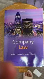 Oxford Company Law 12th Edition