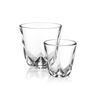 Wacaco Coffee Cup Stellar Set of Two Glass Cups 2 oz and 6.5 oz Espresso Cup Latte Cup