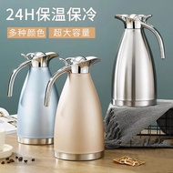 304 Vacuum Stainless Steel Insulated Water Bottle Large-Capacity Household Water Bottle European-Sty