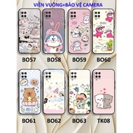 Huawei 7I / 6E TPU case with square border printed cute, cute, doraemon, capybara
