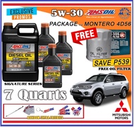 AMSOIL Signature Series Max-Duty 5W-30 7 Quarts Diesel Engine Oil For Mitsubishi Montero Gen1&2