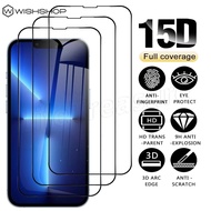 9H HD Anti-Burst Tempered Glass for iPhone / Full Cover Tempered Glass Screen Protector for iPhone 13 Mini / 13/13 Pro / 13 Pro Max / iPhone 12 Mini / 12/12 Pro / 12 Pro Max / iPhone 11 Pro Max XR XS / iPhone 8 7 6 6s Plus Protective Film