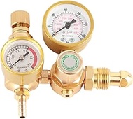 Argon Regulator Flow, Meter Gas Regulator Gauge, Welder Gas Regulator, CO2 Gauge Flow Meter Valve, Flowmeter G5/8in Male Thread Inlet 1/4in Outlet