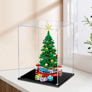 [Transparent Display Box] 40338 Christmas Tree Anti-dust Box Building Block Figure Model Plastic Ant