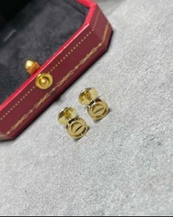 Cartier Love 金色耳釘 銀色/玫瑰金耳環