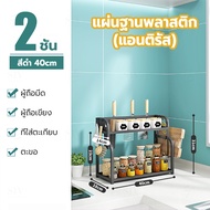 Vhome <มาใหม่ > รุ่นอัพเกรด ชั้นวางจานสแตนเลส ชั้นคว่ำจาน ที่คว่ำจาน สแตนเลสเคลือบสีดำ ที่คว่ำจานชาม