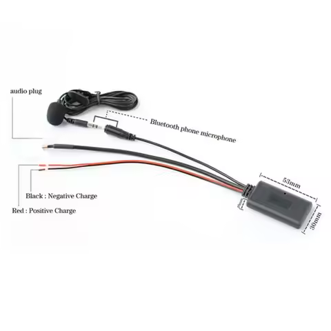 On-Sale Car AUX Audio Cable – Bluetooth Mic Adapter For Mazda 3 5 6 MX-5 RX-8 Stereo Radio Audio Cab
