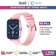 COLMI P8 Plus Smart Watch 1.69 Inch Full Touch Heart Rate Fitness Tracker IP67 Waterproof Smart Watc