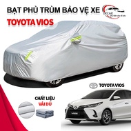 Bạt che nắng mưa bảo vệ xe ô tô Toyota Vios bạt vải dù Oxford cao cấp độ bền cao áo trùm phủ kín x