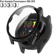For Garmin Forerunner 265 265s 255 255M 255S PC Case + Tempered Glass Screen Protector Protective Co