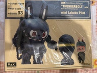 Labubu 橫山宏 Ma.K. 機甲 03 thunderbolt with mini labubu pilot