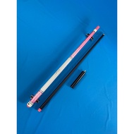 Cơ bida phủ carbon. Cơ bida TL cue pink. Cơ bida lỗ 12mm. Gậy bida lỗ cá nhân