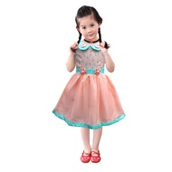 two mix baju bayi pesta cewek - dress pesta bayi cewek 4047 - pink 1