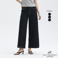 HFA Women’s Ultra Wide Leg Dark Denim Jeans Seluar Jeans Perempuan Wide Leg Jeans