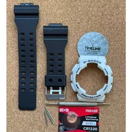 Bezel and Strap Fit for GA-100 / GA-110 / GA-120 / GD-100 / GD-110 / GD-120 Watch Strap Bezel Replac