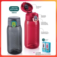 Ready Stock Tupperware H2GO with Easy Open Cover 550ml Bottle Botol Air Liquid Water Tight Hadiah Gi