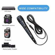 Mic Kabel Speaker Bluetooth Colokan Kecil Dan Colokan Besar / Sambungan MIc Karaoke Jack Becil/Besar