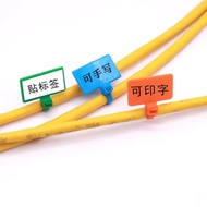 Label Sticker Cable Tie Label OEM Color Nylon Cable Tie Writable Label Network Cable Marking Cable T