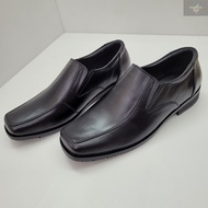 รองเท้าหนังคัชชู ผู้ชาย สีดำ AGFASA รุ่น456 งานดี หนังเกรด PREMIUM การันตี ทรงสวยใส่ทน size 40-48