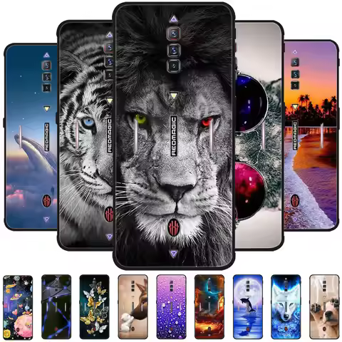 For ZTE Nubia Red Magic 6 Case Shockproof Soft TPU Silicone Phone Cover For ZTE Nubia Red Magic 6S P