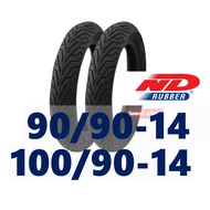 ND CITY ยางนอก (ยางหน้า - หลัง) PCX150 (ปี2012-2016) ยางหน้า 90/90-14 ยางหลัง 100/90-14 กดเลือกได้เ