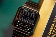 CASIO Vintage 超復古 鋼之新復刻。A100WEGG-1a 黑鋼黑面。電子發燒友風格。Casio classic general 正品正貨有保養 a100wegg 