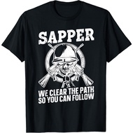 Retro Style 80s 90s Graphic Us Army Combat Engineer Quote For A Sapper T-Shirt