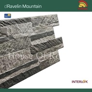 Roman Interlock dRavelin Mountain 60x30 / Keramik Dinding Batu Alam