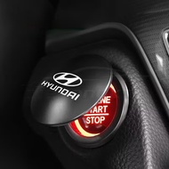 [Ready Stock] Hyundai Logo Car Auto Engine Start Stop Push Button Cover Decorative Automotive Interi