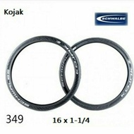 a pair Schwalbe Kojak HS385 16x1-1/4 32-349 Tyre BROMPTON