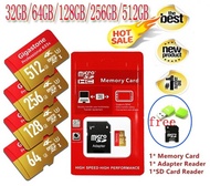 2018 NEWEST Micro SD MicroSDHC Card Gigastone GS-256GB 128GB 64GB 32GB Flash Memory Card 633X Micro