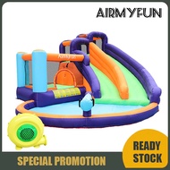 AirMyFun Inflatable Castle Playground Big Slide Playground Large Bouncy Castle Kid Playground
