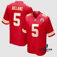 Men’s Kansas City Chiefs #5 Mansoor Delane 2026 Draft Red Limited American Football Jersey