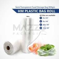 Plastic Roll/Multipurpose Plastic Bag Perforated Roll Food Packaging 8x12/ 9x14/ 10x16/ 12x18inch