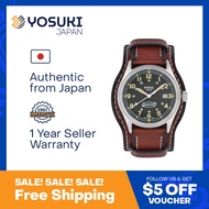 FOSSIL Solar FS5974 DEFENDER Classic Luminous Date Khaki Green Brown Leather  Wrist Watch For Men from YOSUKI JAPAN / FS5974 (  FS5974   FS5 FS59   )