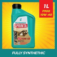 Petronas Sprinta Original F900 10w-40 1liter FULLY SYNTHETIC untuk motorsikal