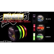 Clearance Stock AWASHIMA SAMURAI Braided Benang 8x Sulam Fishing Line 100m / 150m