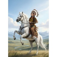 Poster Picture Horse Size A3 Thickness 200 Grams No Frame Auspicious Enhance Feng Shui Decorate Your