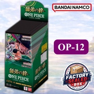 ONE PIECE OP-12 Card Game Master-Disciple Bond BOX 24pk +3 Promo 2025 (Oct) (Factory Sealed BOX)