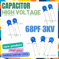 68 3KV 68PF 68pf 68 pf 3000V high voltage ceramic capacitor