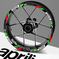 Motorcycle Wheel Sticker Rim Stripe Decal Accessori For Aprilia RSV RS Tuono SR50 RS4 RS125/150 RSV4