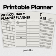 Printable Planner | Digital And Physical Use | Workout Planner | Habit Tracker | A4 A5 Planner