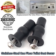 Compatible Johnson Suisse Stainless Steel SS304 Toilet Seat Cover Screw For One Piece Toilet Bowl 